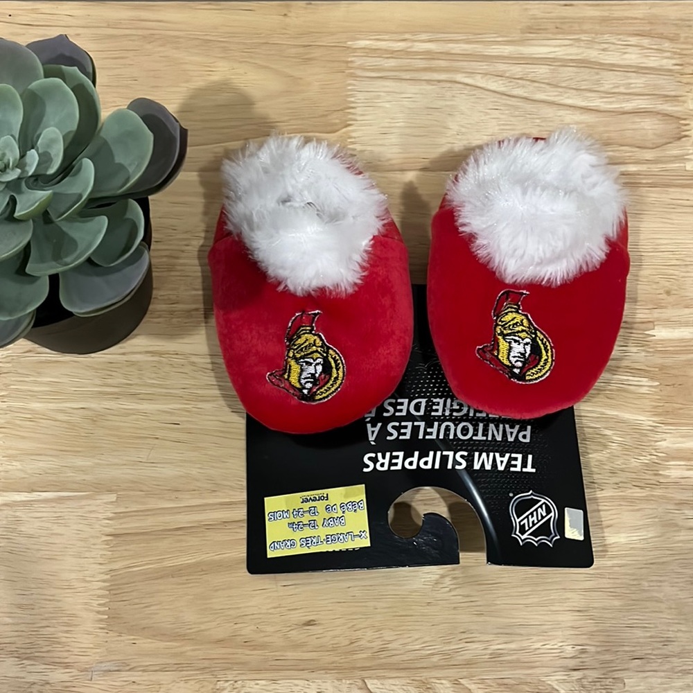 NHL | Ottawa Senators Baby Slippers
